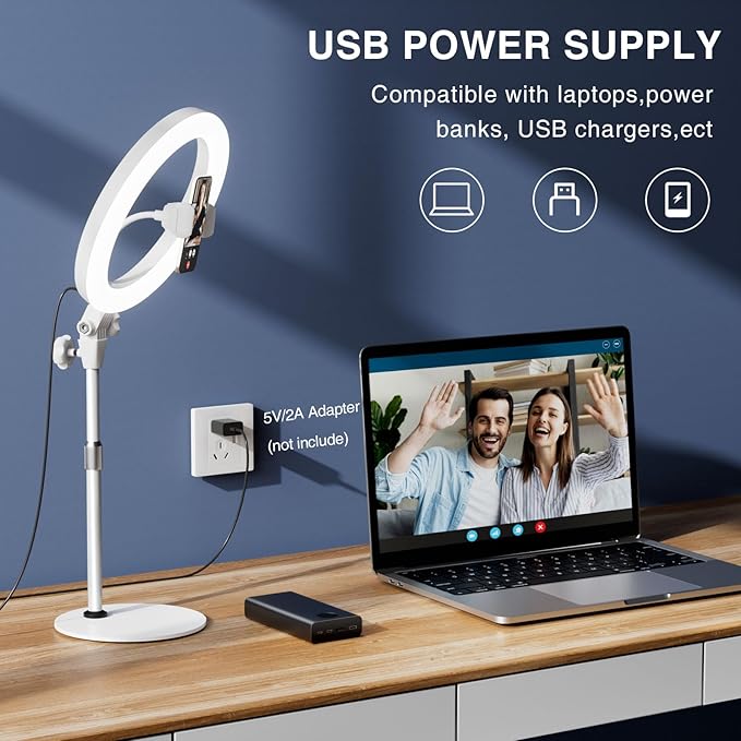 Ring Light with Stand, Zoom Lighting - Image 5
