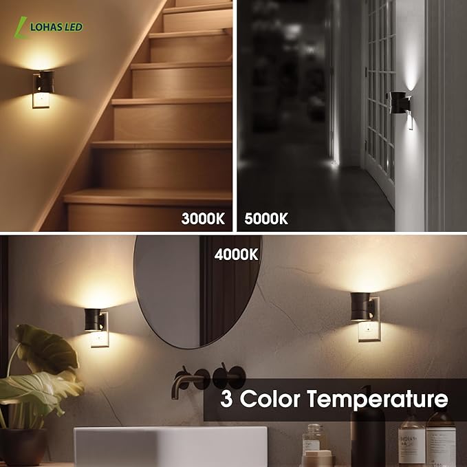 L LOHAS LED Dimmable Night Light, 3CCT Adjustable Color & Brightness, Night - Image 5