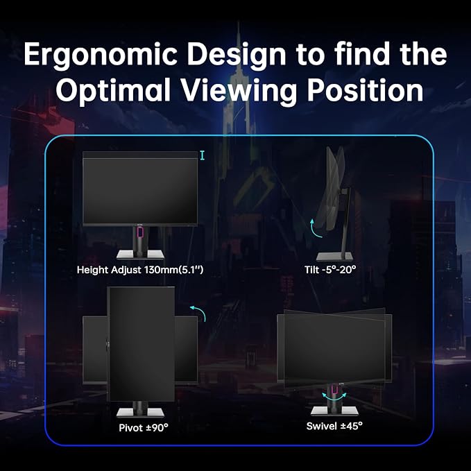 KTC 27" 4K UHD 144Hz Gaming Monitor - Image 5