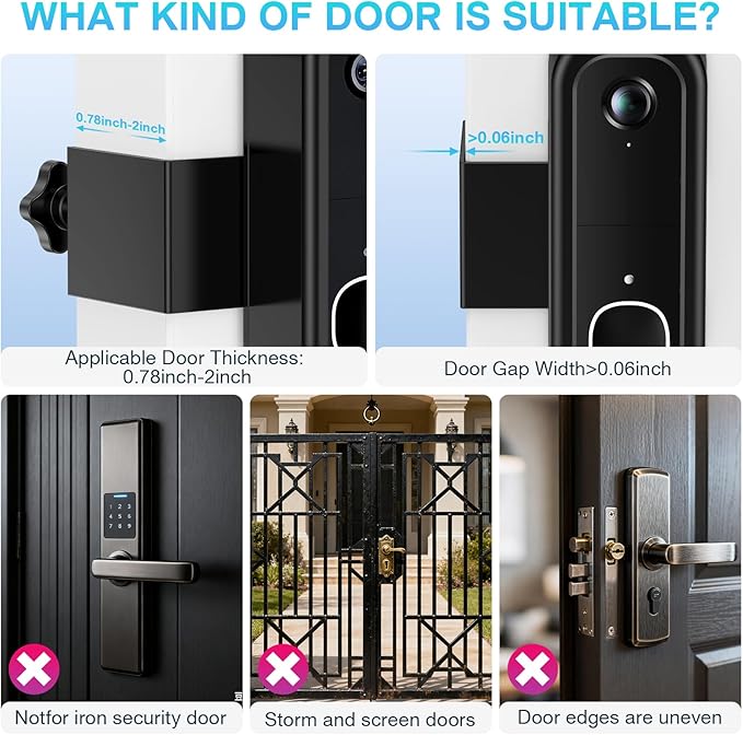 Anti-Theft Doorbell Mount Compatible - Image 5