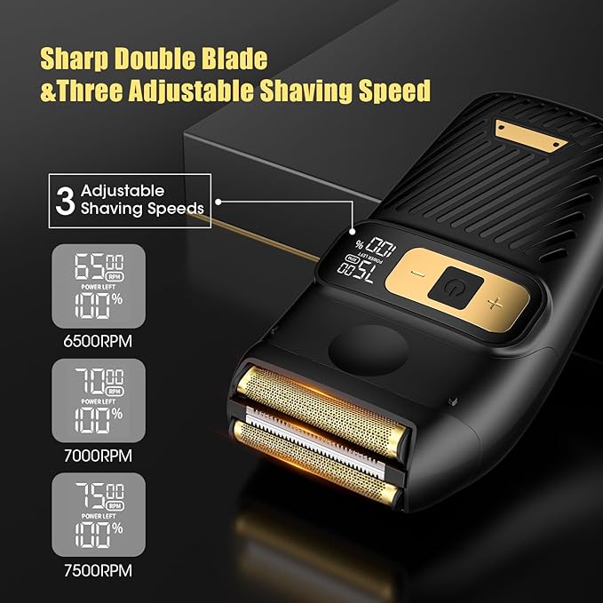 RESUXI Hair Clippers for Men Cordless Hair Trimmer Electric Shavers for Men Set - Image 4