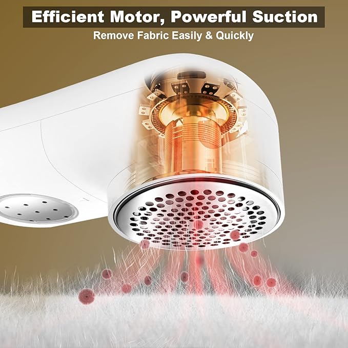 Garstor Fabric Shaver, Electric Lint Remover, 2.0 USB Rechargeable Fabric - Image 2