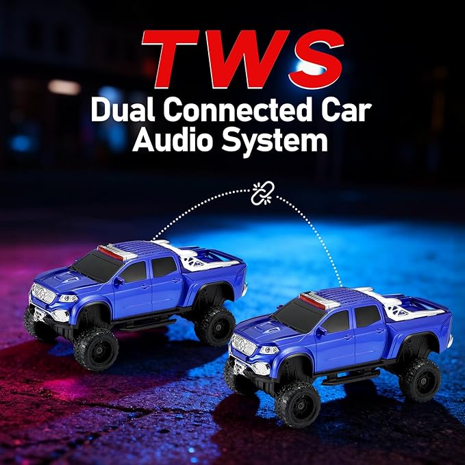 WSTER WS-X65 Pickup Truck Replica Bluetooth Speaker – HD Sound, FM Radio - Image 5