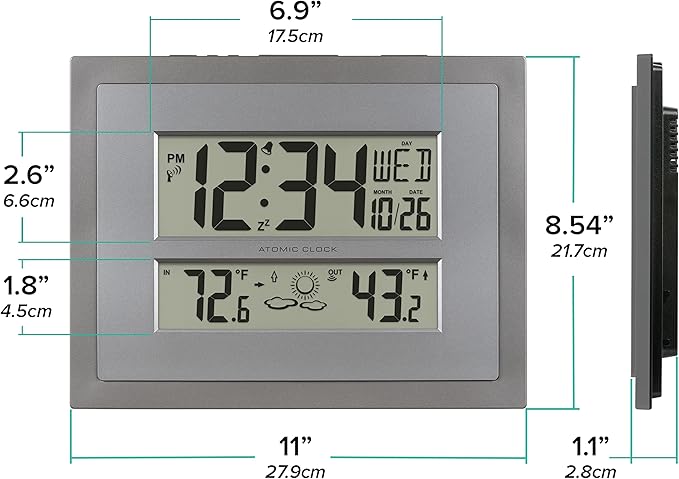 La Crosse Technology Atomic Wall/Table Clock - Image 7