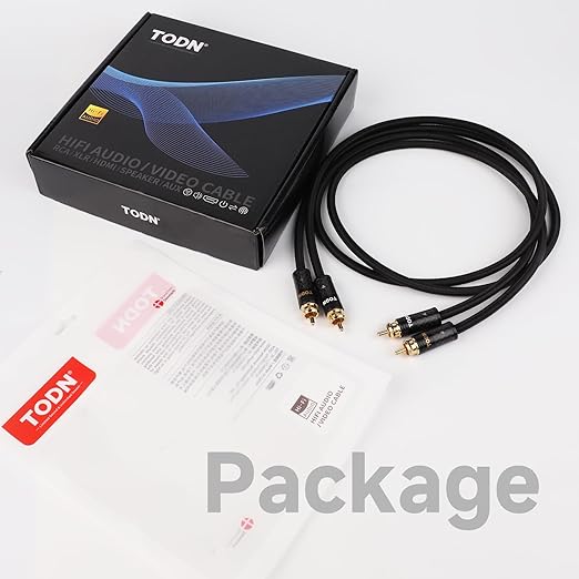 TODN Hi-end RCA Cables for Audiophile - Image 9
