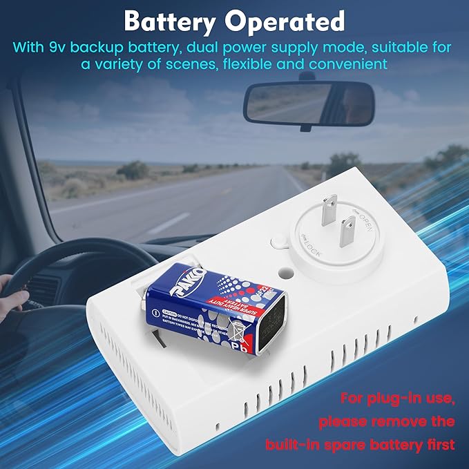 Lunarlipes 4 Packs Plug in Carbon Monoxide Detector, Gas and Carbon Monoxide - Image 7