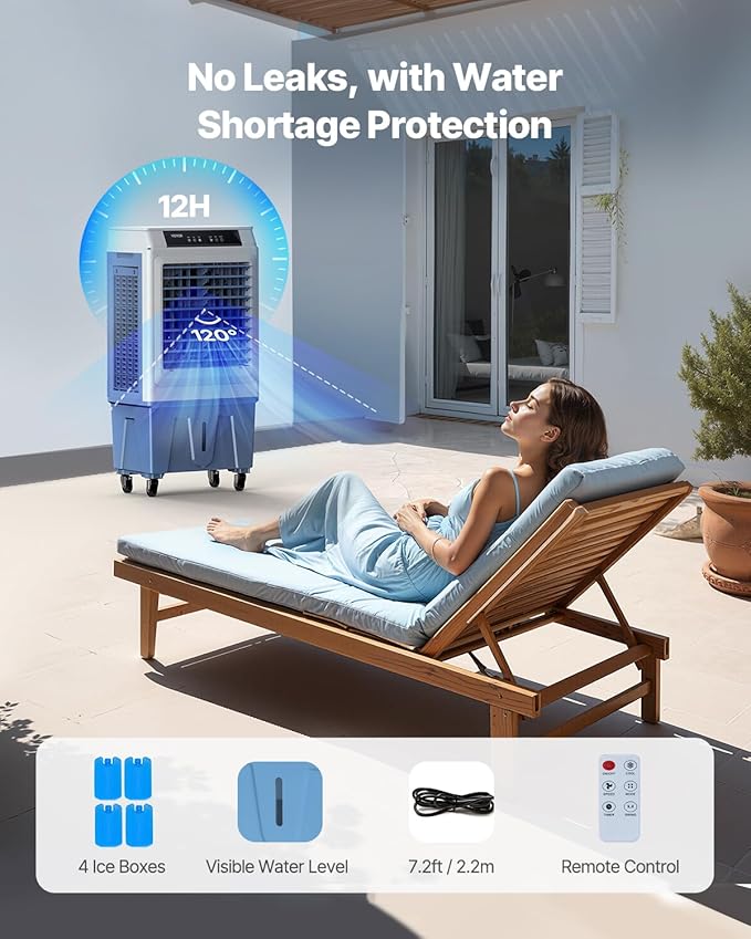 VEVOR Evaporative Air Cooler, 3100 CFM - Image 6