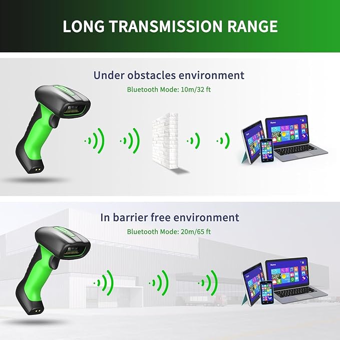 NETUM 2D QR Industrial Bluetooth Barcode Scanner - Image 6