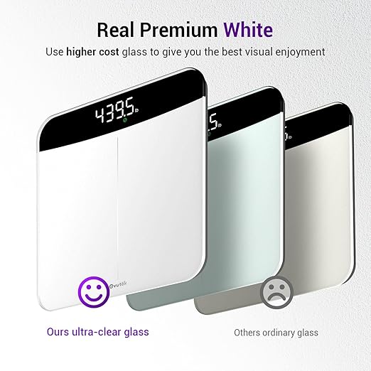 Ovutek Scale for Body Weight, Highly Accurate 450lb Digital Bathroom Scales for - Image 2