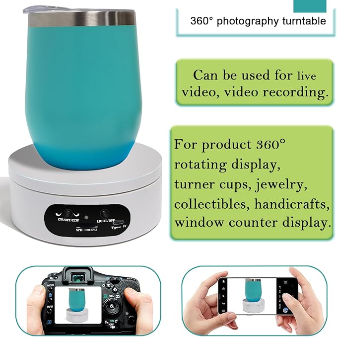 YVV Rotating Display Stand, Spinning Display Stand - Image 4