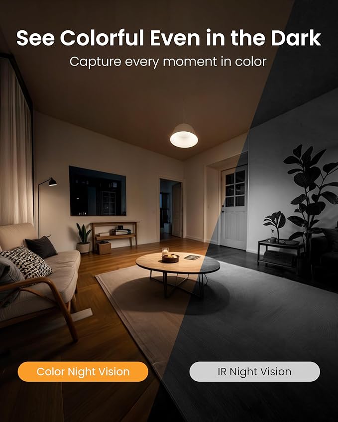 Anlapus 2 x A51D 4MP Dual Lens Indoor Security Camera, Motion Detect, Auto Track - Image 4