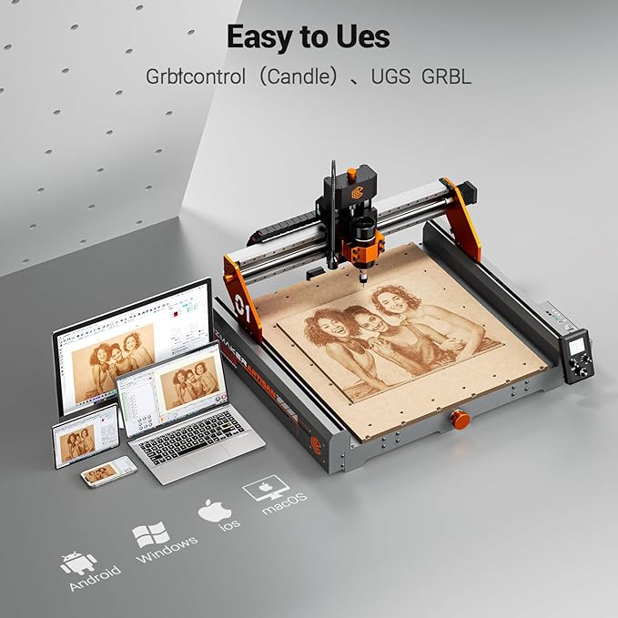Artsian 01 CNC Router Machine 300W Spindle Power, 0.01mm Precision, 4-Axis - Image 8