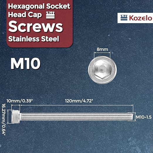 Kozelo 5pcs Socket Head Cap Screws - Image 2