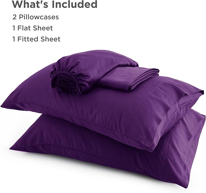 Bedsure Queen Sheet Set, Rayon Derived from Bamboo, Cooling Sheets, Breathable - Image 6