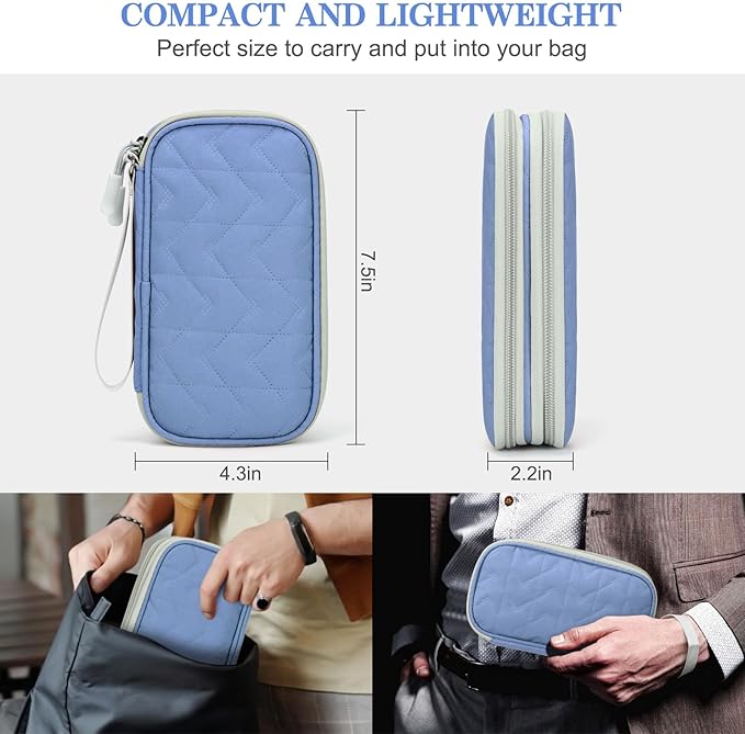 FYY Travel Cable Organizer Pouch Electronic Accessories Carry Case Portable - Image 2