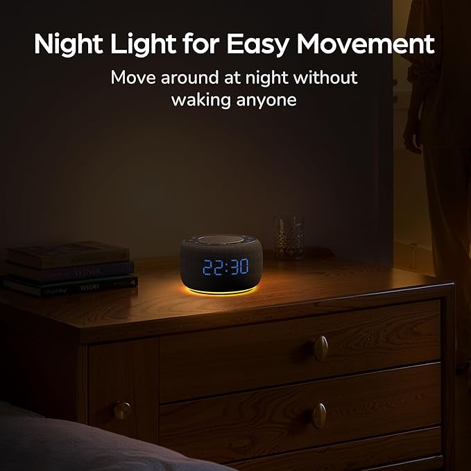 BUFFBEE Alarm Clock with Bluetooth Speaker & FM Radio - Image 6