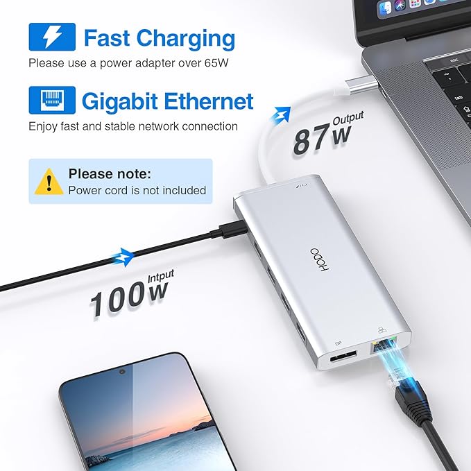 USB C Docking Station Dual Monitor HDMI - Image 6