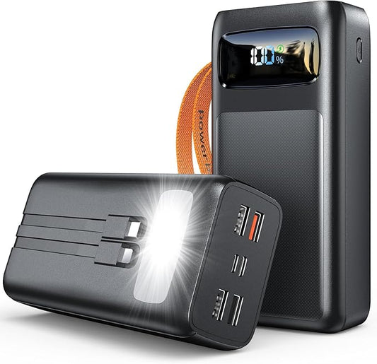 50, 000mAh Power Bank with 35W PD Fast Charging | 8-Port Portable Charger High by Feidyns