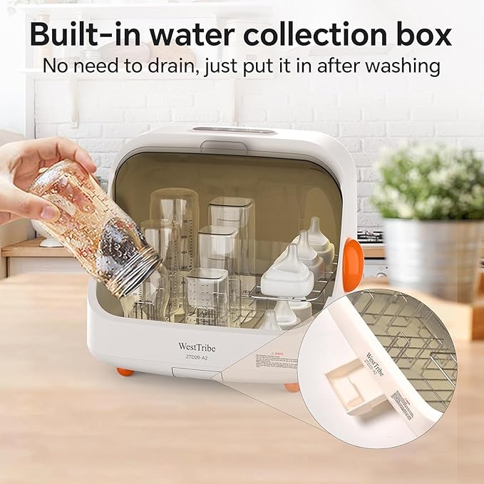 Baby Bottle Sterilizer and Dryer – UV Sterilizer 20L Large Capacity, Hot Air - Image 4