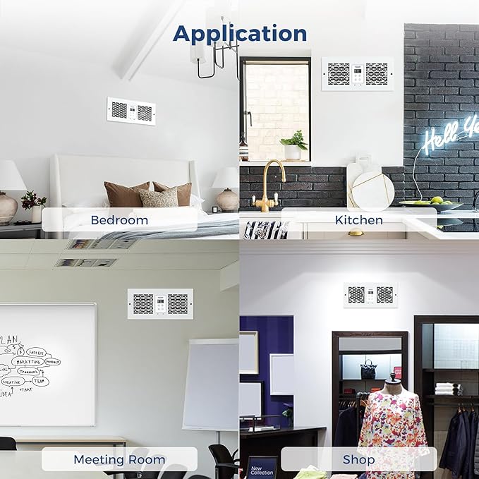 ALORAIR Room to Room Fan with Remote Control, 300CFM Through Wall Ventilation - Image 8