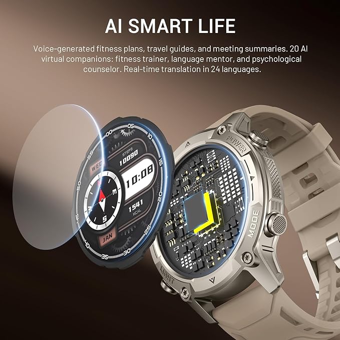 Smart Watch for Men, with GPS, Offline Maps, Heart Rate, Blood Oxygen, Sleep - Image 5