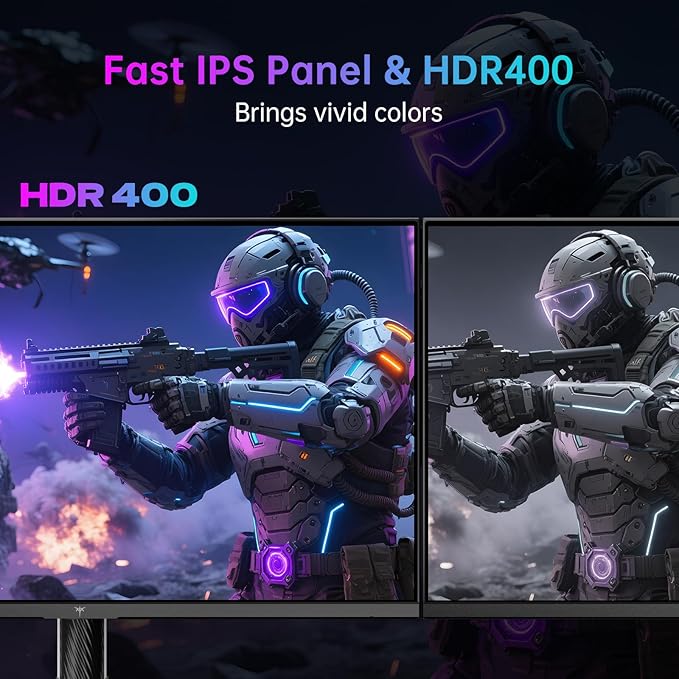 KTC 27 Inch 4K Gaming Monitor, Dual Mode UHD 160Hz & FHD 320Hz, Fast IPS - Image 5