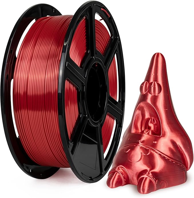 Flashforge 3D Printer Filament Silk PLA 1.75mm 1kg Spool-Dimensional Accuracy by FLASHFORGE