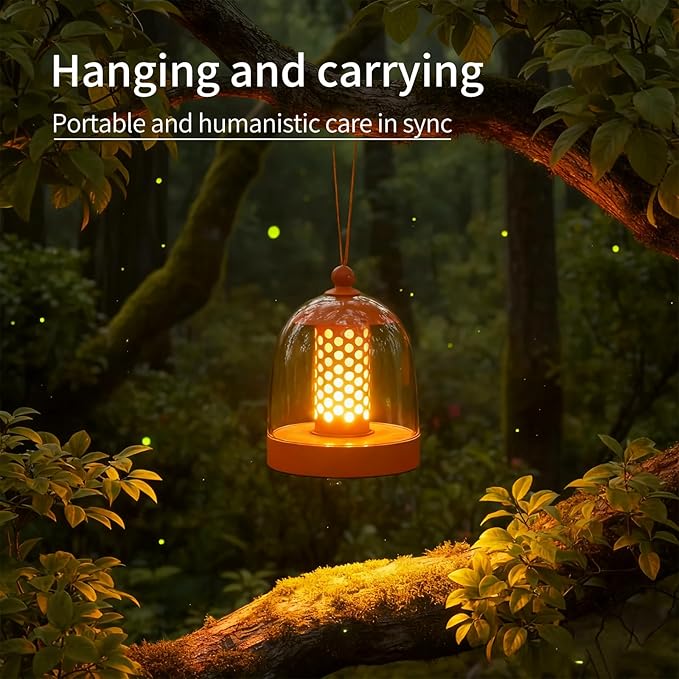 MKLK Camping Lantern, IPX4 Waterproof Touch Control LED Night Light, USB - Image 6