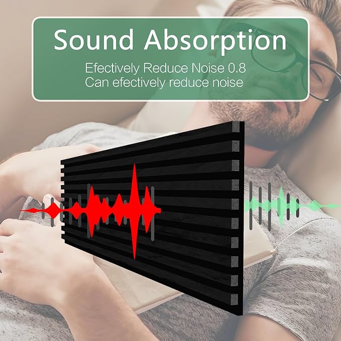 Premium Acoustic Wood Slat Wall Panels – Noise-Reducing Sound Absorption Panels - Image 3