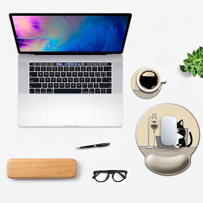 Ergonomic Mouse Pad with Wrist Support, Mouse Pad with Wrist Rest, Relieve - Image 7