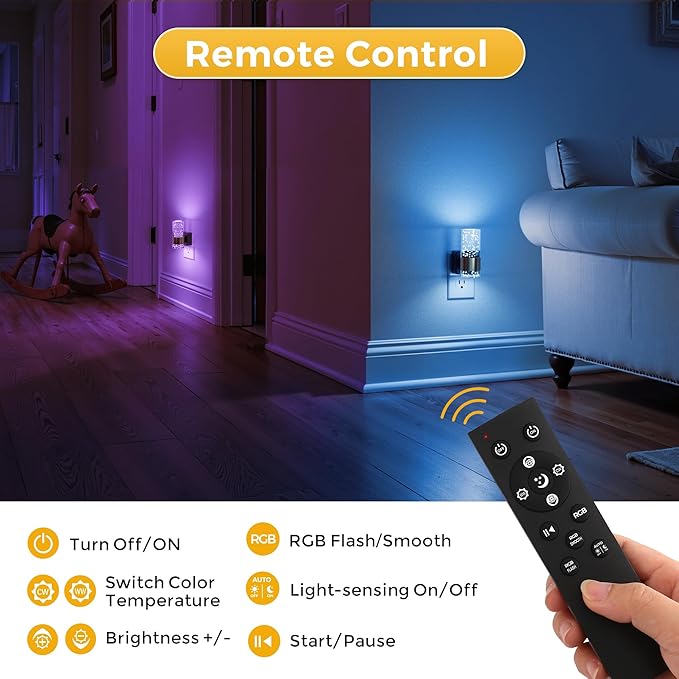 L LOHAS LED Night Light, Dimmable Night Lights Plug into Wall - Image 3