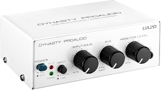 DYNASTY PROAUDIO UA2D USB Phono Preamp by DynastyProAudio