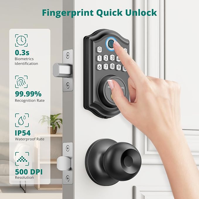 AkaGear DS10 Keyless Entry Door Lock - Image 2