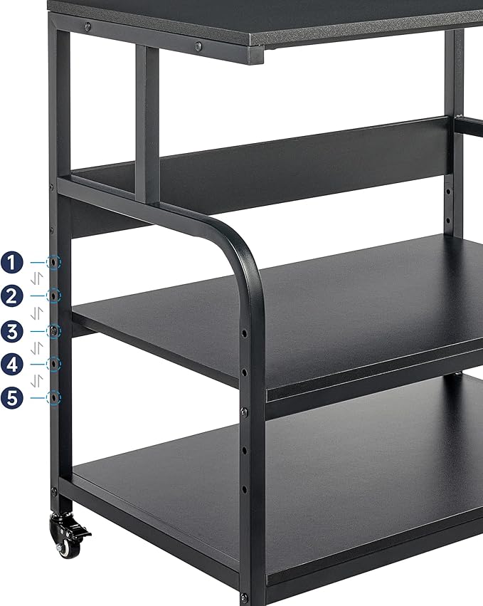 Fannova 32.3" x 18.9" Extra Large Printer Stand Table - Image 4