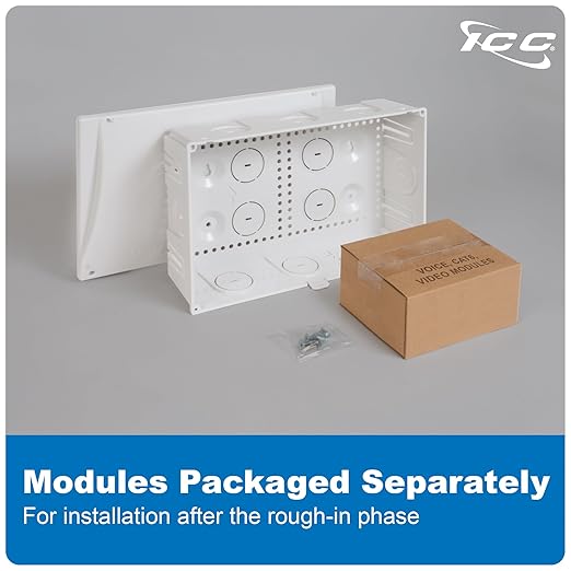 ICC 9” Plastic Structured Wiring Enclosure - Image 2