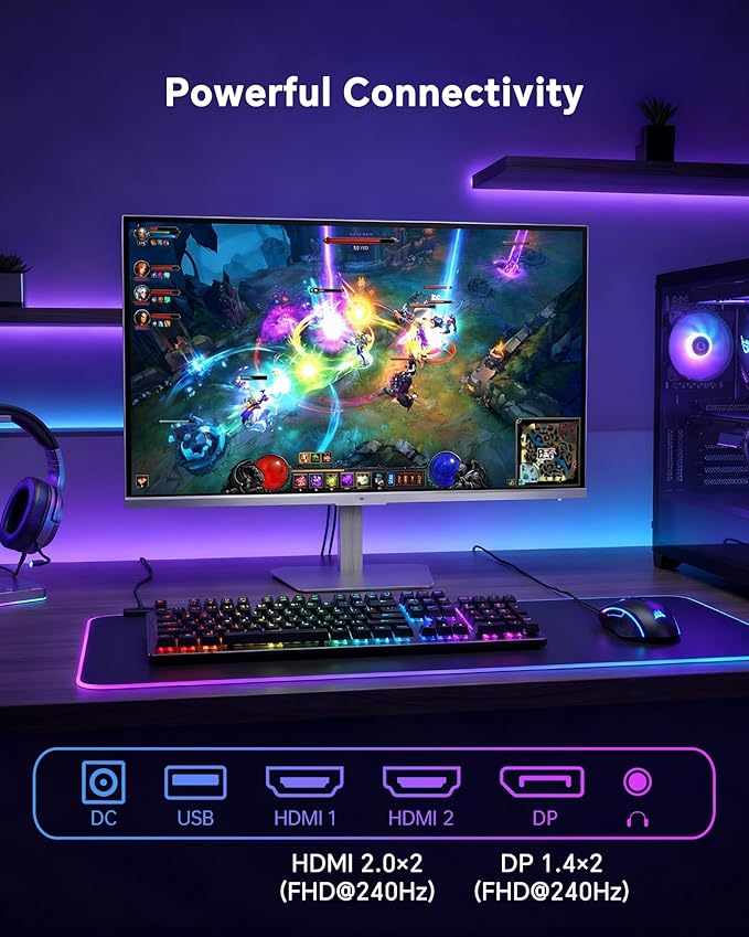 KTC 24 Inch 240Hz Gaming Monitor, 1080P PC Computer Monitor - Image 7