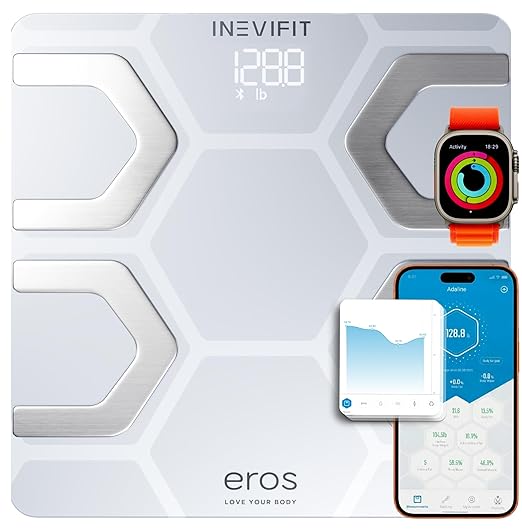 INEVIFIT EROS Bluetooth Body Fat Scale Smart BMI Highly Accurate Digital by INEVIFIT