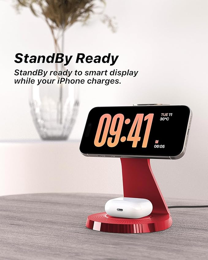 3 in 1 Charging Station for Apple Devices, Mag-Safe Charger Stand Fast Charging - Image 6