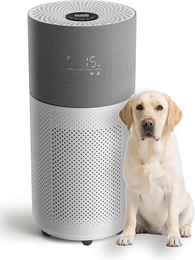 CleanForce Air Purifier for Home Large Room up to 2550 ft², Swiss Sanitized by CLEANFORCEAIR