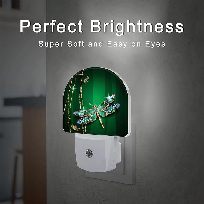 sndheke Green Jewel Dragonfly Night Light - Image 2