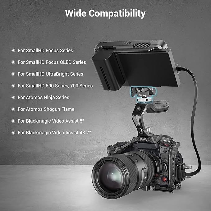 SmallRig Field Monitor Mount Holder Swivel and Tilt Adjustable - Image 3
