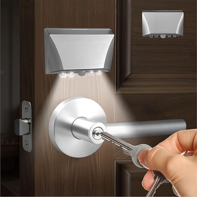 RADIXIUM Silver Motion Sensor Keyhole Light by Unknown