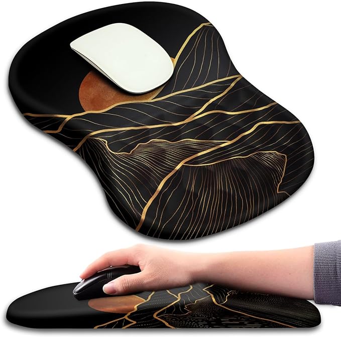 KUOSGM Mouse Pad Wrist Support, Ergonomic Mouse Pad by KUOSGM