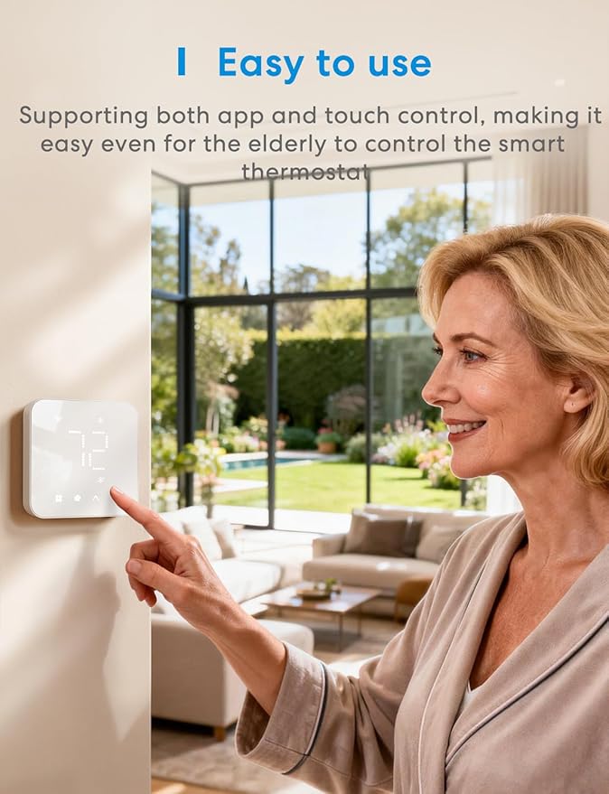 meross Smart Thermostat for Home, WiFi Thermostat Works - Image 8