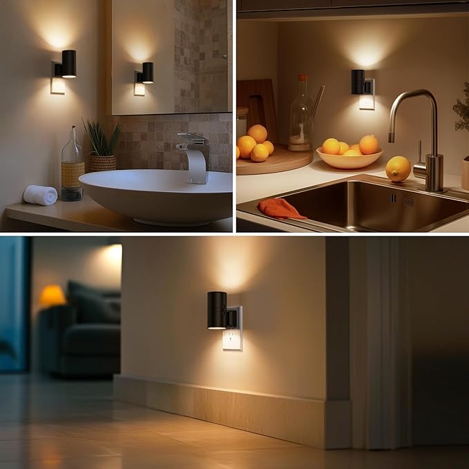 Briignite Night Lights Plug into Wall, Modern LED Night Light Plug in, Dusk to - Image 4