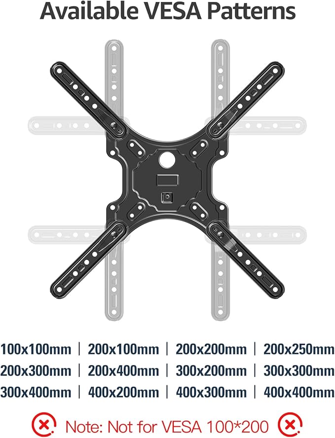 MOUNTUP TV Wall Mounts for Most 26-60 Inches TVs, Full Motion TV Bracket - Image 3