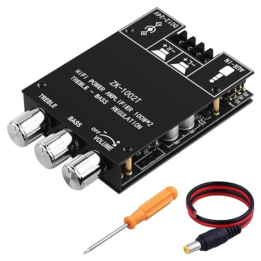 ZK 1002T Bluetooth 5.0 Amplifier Board, 2x100 Watt amp - Image 7