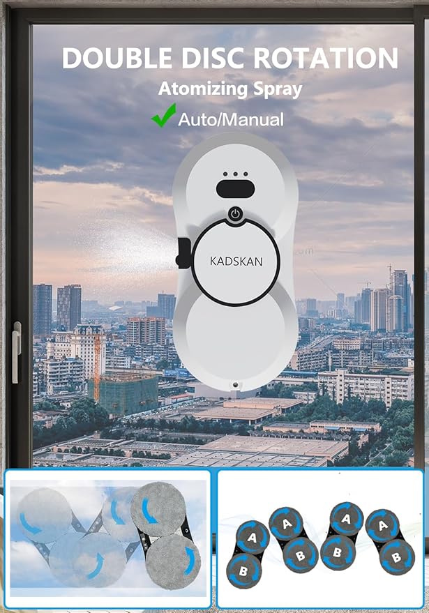 KADSKAN Window Cleaning Robot, Automatic Window Cleaner - Image 2