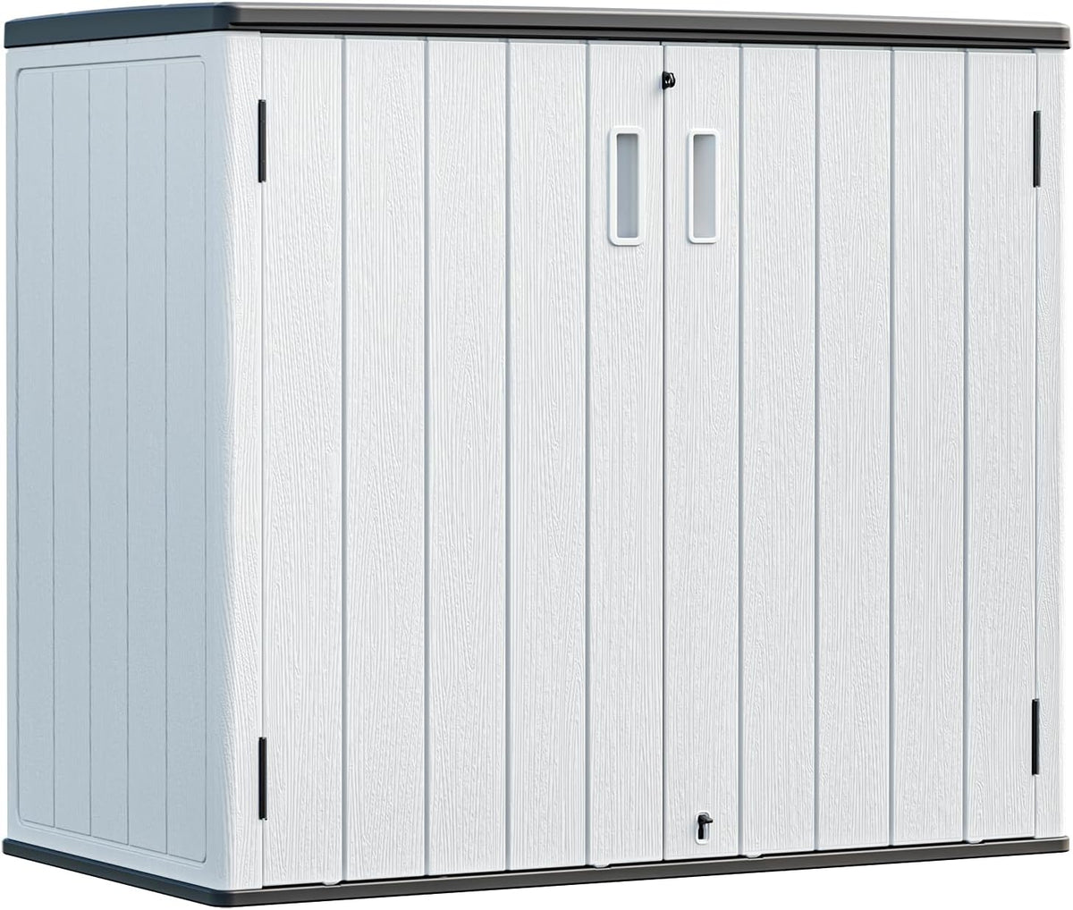 homspark outdoor storage shed 37 cu.ft, all-weather resistant, main product view