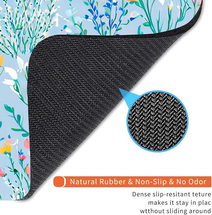 Armanza Square Mouse Pad Plants, Personalized Premium-Textured Custom Mouse Mat - Image 5